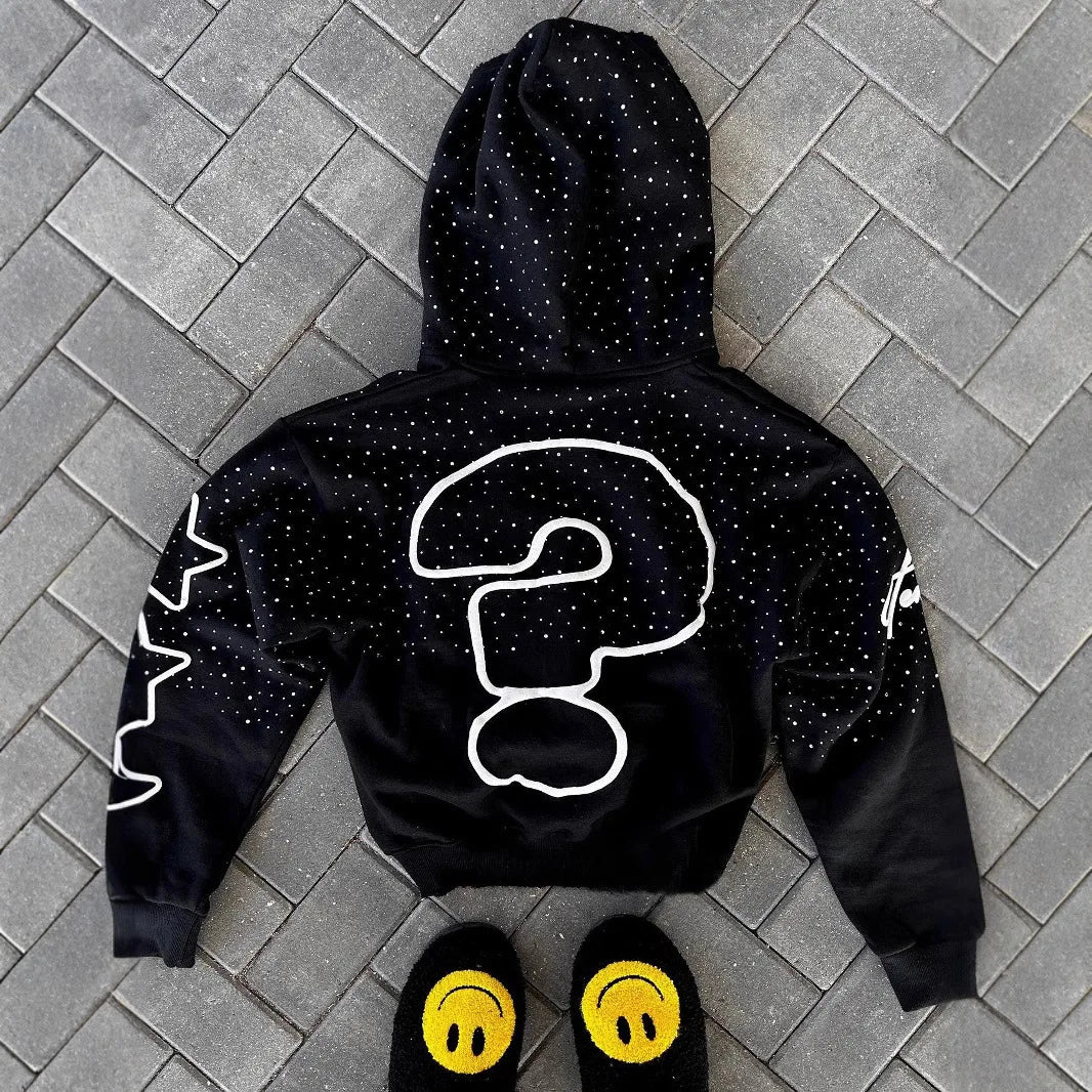 Chaqueta de moda con capucha y cremallera BloqModes